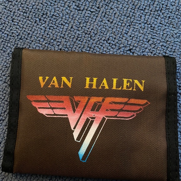 Handbags - Van Halen Silk screened vintage wallet